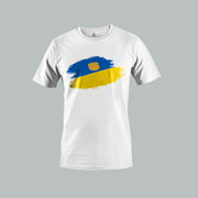 Fist of Freedom UKRAINE Flag Performance Athletic Shirt White