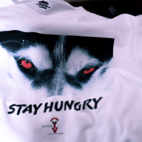 Stay Hungry Wolf Performance Athletic Shirt