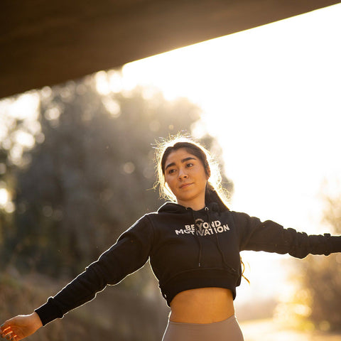 Terra Cropped Workout Hoodie